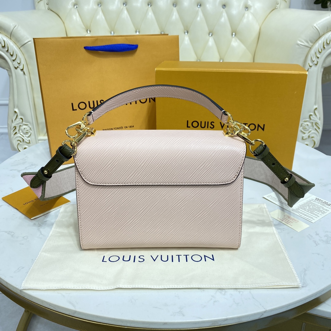 Louis Vuitton TWIST MM Handbag Epi Leather M59028 Rose Jasmin